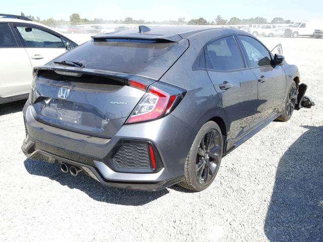 SHHFK7H40HU204958 - 2017 HONDA CIVIC SPOR GRAY photo 4