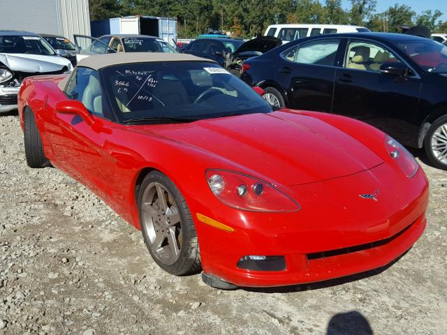 1G1YY34U155127188 - 2005 CHEVROLET CORVETTE RED photo 1