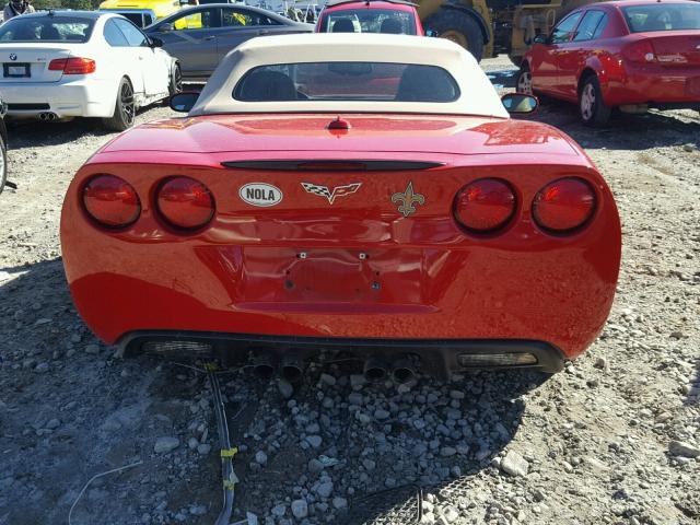 1G1YY34U155127188 - 2005 CHEVROLET CORVETTE RED photo 6