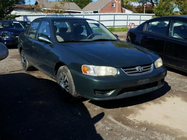 2T1BR12E81C427611 - 2001 TOYOTA COROLLA CE GREEN photo 1