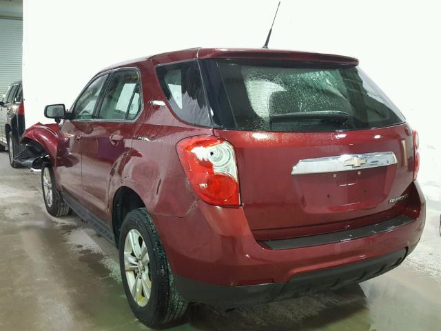 2CNALBEW2A6307338 - 2010 CHEVROLET EQUINOX RED photo 3