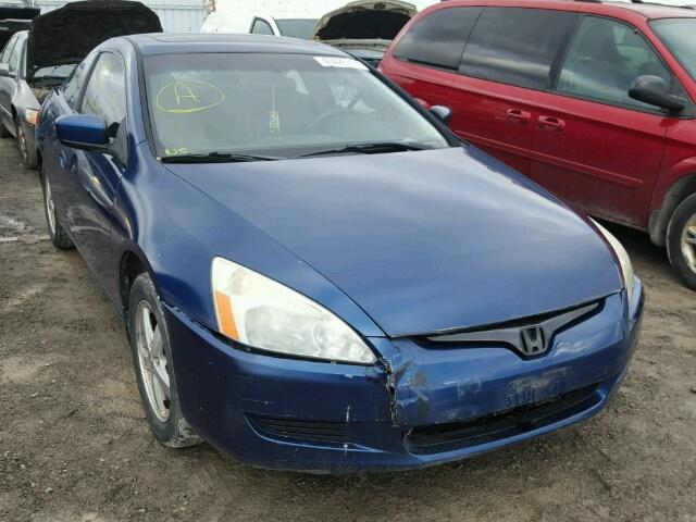 1HGCM726X3A800591 - 2003 HONDA ACCORD EX BLUE photo 1