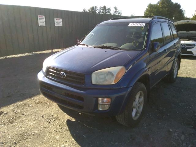 JTEHH20VX26066246 - 2002 TOYOTA RAV4 BLUE photo 2