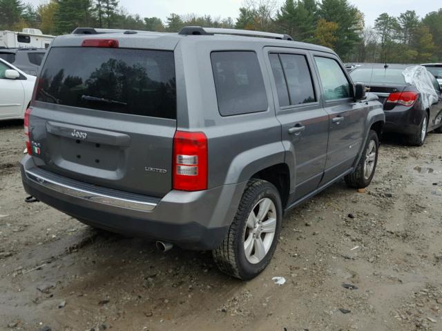 1C4NJRCB1ED513102 - 2014 JEEP PATRIOT LI GRAY photo 4