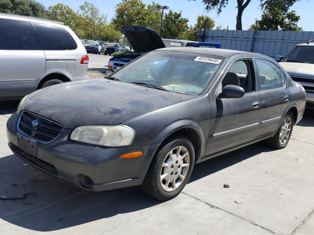 JN1CA31D01T839128 - 2001 NISSAN MAXIMA GXE GRAY photo 2