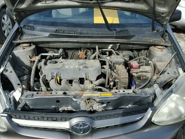 JTDBT123750375565 - 2005 TOYOTA ECHO GRAY photo 7