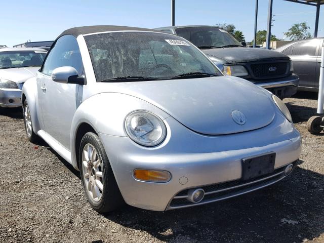 3VWCM31Y54M320907 - 2004 VOLKSWAGEN NEW BEETLE 银色 照片 1