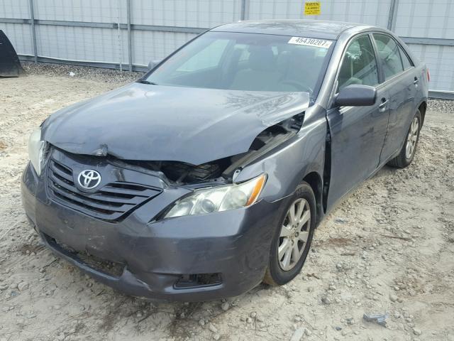 4T1BK46K18U057598 - 2008 TOYOTA CAMRY LE CHARCOAL photo 2