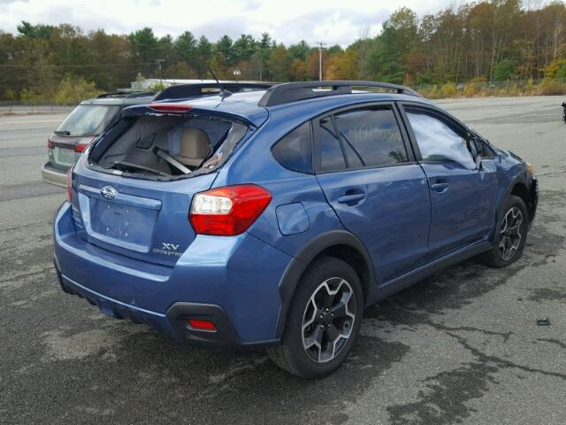 JF2GPADC3F8235539 - 2015 SUBARU XV CROSSTR BLUE photo 4