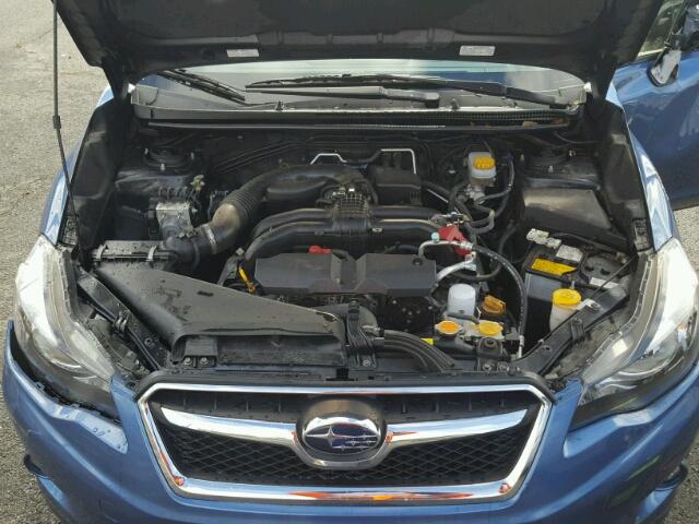 JF2GPADC3F8235539 - 2015 SUBARU XV CROSSTR BLUE photo 7