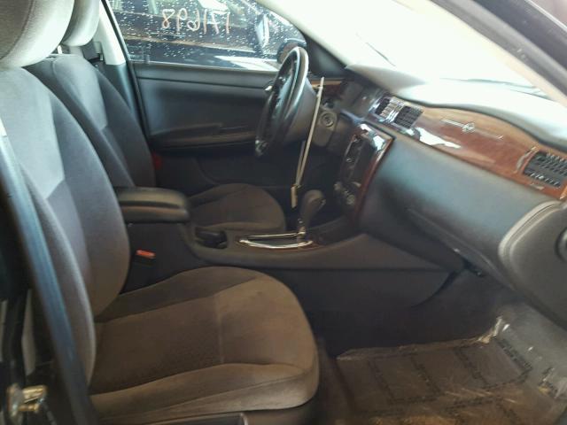 2G1WB5EN5A1243419 - 2010 CHEVROLET IMPALA BLACK photo 5