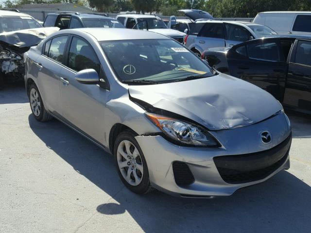 JM1BL1TF9D1728051 - 2013 MAZDA 3 I GRAY photo 1