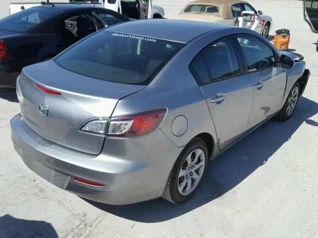 JM1BL1TF9D1728051 - 2013 MAZDA 3 I GRAY photo 4