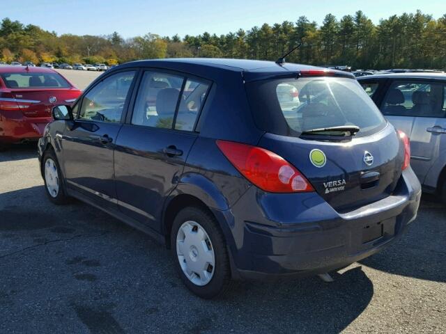 3N1BC13EX8L444923 - 2008 NISSAN VERSA S BLUE photo 3