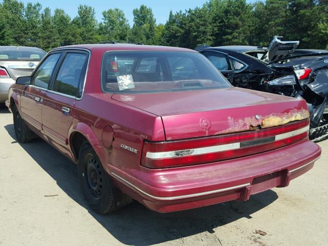1G4AG55M6R6501618 - 1994 BUICK CENTURY SP RED photo 3