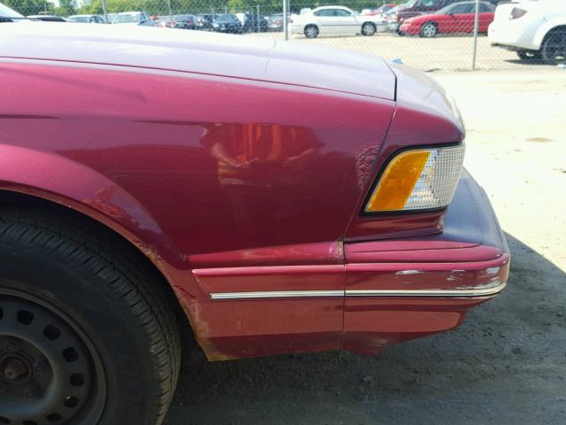 1G4AG55M6R6501618 - 1994 BUICK CENTURY SP RED photo 9