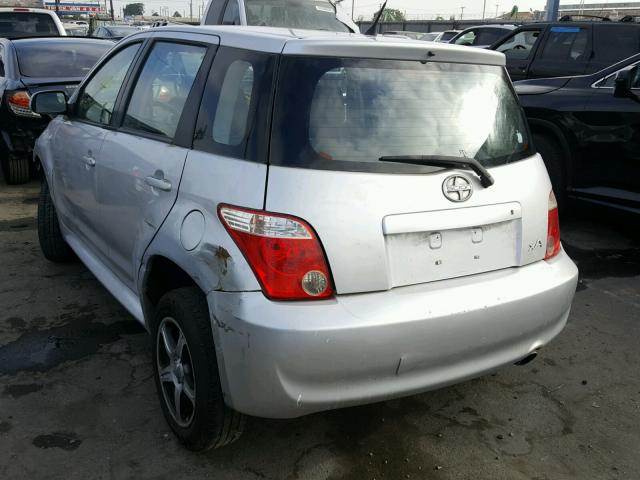 JTKKT604465017278 - 2006 TOYOTA SCION XA SILVER photo 3