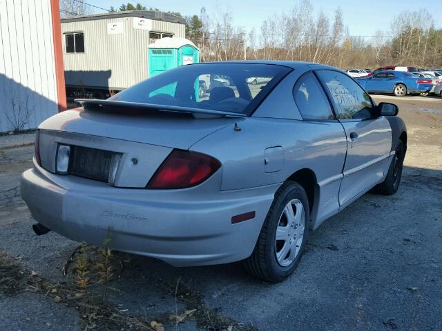 1G2JB12F247298655 - 2004 PONTIAC SUNFIRE SILVER photo 4