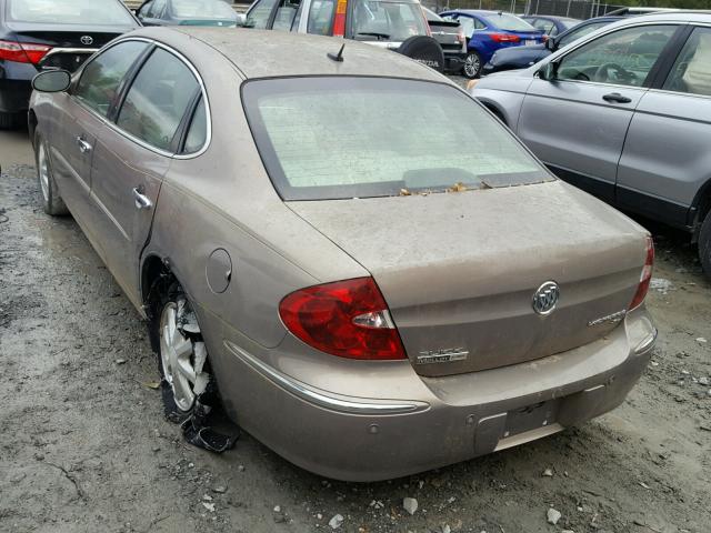 2G4WD582X61263980 - 2006 BUICK LACROSSE C TAN photo 3