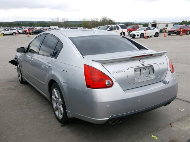 1N4BA41E48C837549 - 2008 NISSAN MAXIMA SE SILVER photo 3