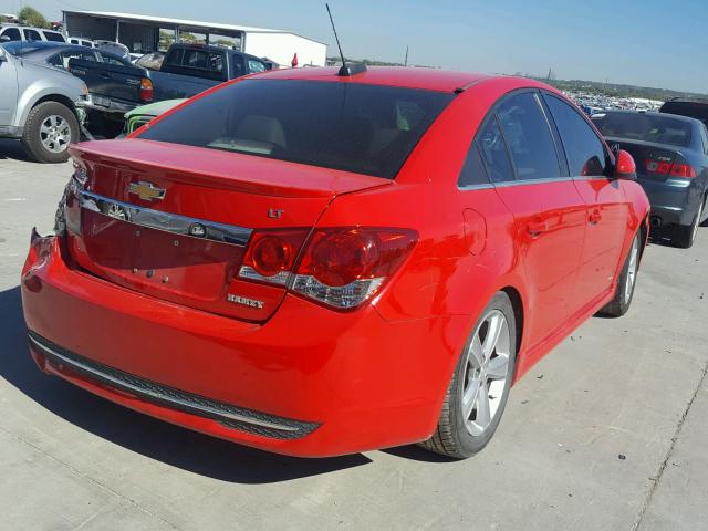 1G1PF5SB2G7124886 - 2016 CHEVROLET CRUZE LIMI RED photo 4