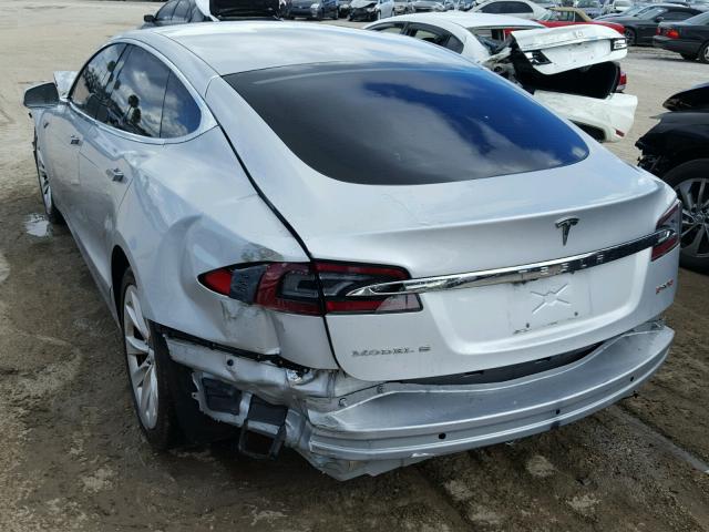 5YJSA1E16GF149540 - 2016 TESLA MODEL S SILVER photo 3