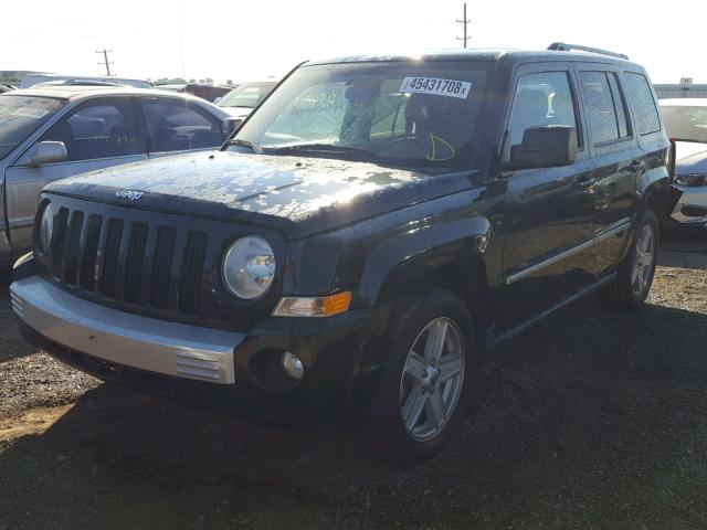 1J4NF4GB0AD524322 - 2010 JEEP PATRIOT LI BLACK photo 2