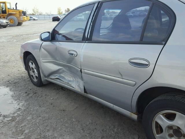 1G1NE52JXY6266525 - 2000 CHEVROLET MALIBU LS SILVER photo 10