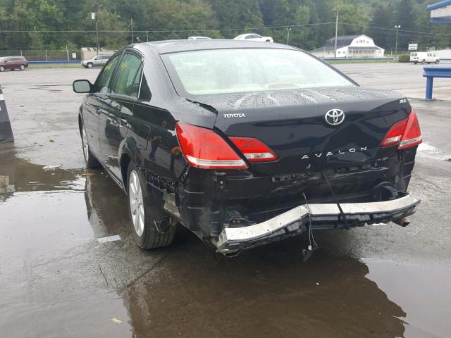 4T1BK36B37U239490 - 2007 TOYOTA AVALON XL BLACK photo 3