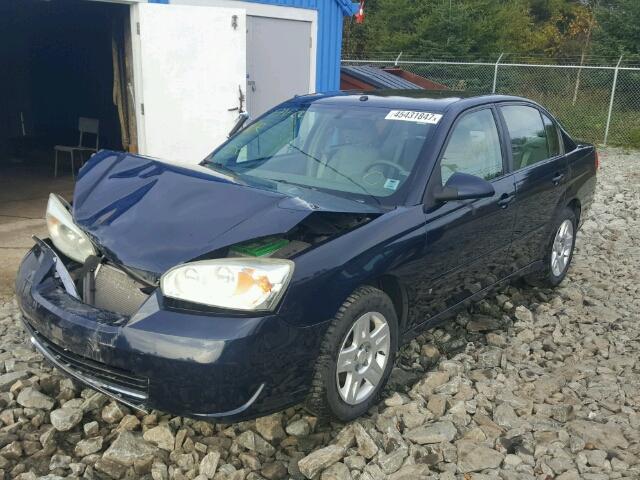 1G1ZT58F87F249330 - 2007 CHEVROLET MALIBU LT BLUE photo 2