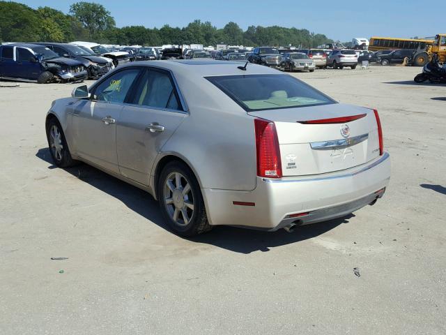 1G6DS57V880210256 - 2008 CADILLAC CTS HI FEA GOLD photo 3