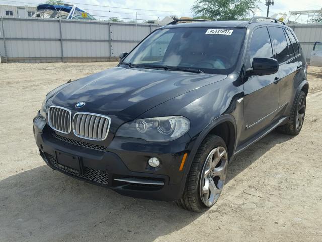 5UXFE83587LZ38594 - 2007 BMW X5 4.8I BLACK photo 2