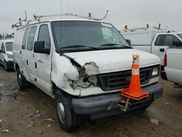 1FTSE34L46DA48280 - 2006 FORD ECONOLINE WHITE photo 1