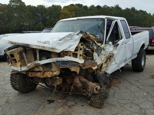 1FTEX14HXRKA66449 - 1994 FORD F150 WHITE photo 2