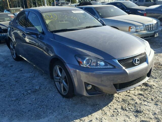 JTHBF5C27C5167950 - 2012 LEXUS IS 250 GRAY photo 1