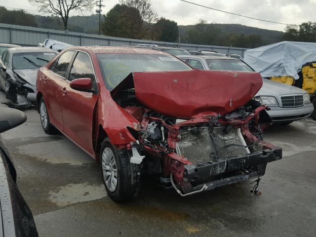 4T1BF1FK4DU664947 - 2013 TOYOTA CAMRY RED photo 1