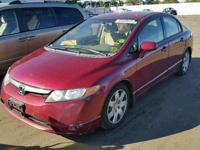 1HGFA16556L033083 - 2006 HONDA CIVIC LX GREEN photo 2