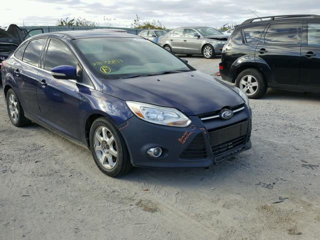 1FAHP3H27CL155837 - 2012 FORD FOCUS SEL BLUE photo 2