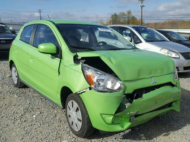 ML32A3HJ3FH006344 - 2015 MITSUBISHI MIRAGE DE GREEN photo 1