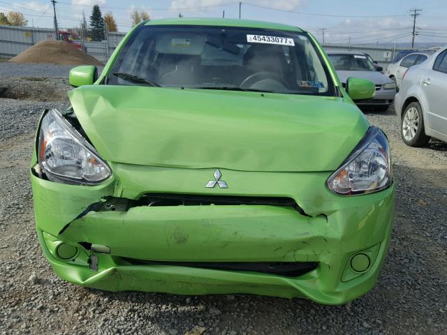 ML32A3HJ3FH006344 - 2015 MITSUBISHI MIRAGE DE GREEN photo 7