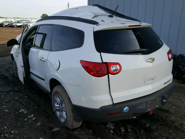 1GNKRFED6CJ420140 - 2012 CHEVROLET TRAVERSE L WHITE photo 3