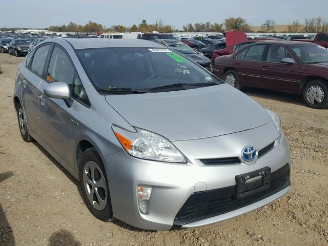 JTDKN3DU0C5469685 - 2012 TOYOTA PRIUS SILVER photo 1