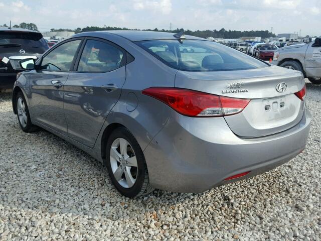 KMHDH4AE5DU918056 - 2013 HYUNDAI ELANTRA GRAY photo 3