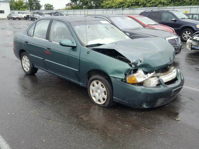 3N1CB51D0YL356875 - 2000 NISSAN SENTRA BAS GREEN photo 1