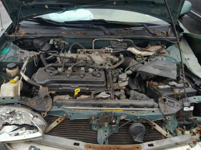 3N1CB51D0YL356875 - 2000 NISSAN SENTRA BAS GREEN photo 7