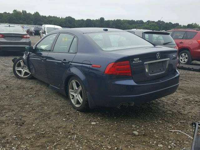 19UUA66295A076667 - 2005 ACURA TL BLUE photo 3