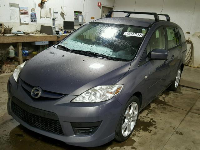 JM1CR293290341733 - 2009 MAZDA 5 GRAY photo 2