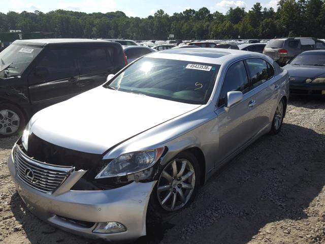 JTHDL46F795000927 - 2009 LEXUS LS 460L SILVER photo 2