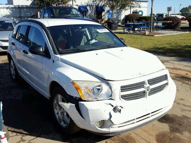 1B3HB48B97D533687 - 2007 DODGE CALIBER SX WHITE photo 1