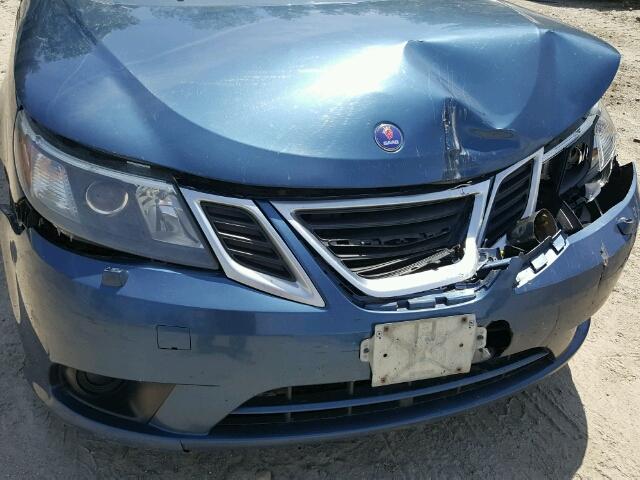 YS3FB59Y681125142 - 2008 SAAB 9-3 2.0T BLUE photo 9